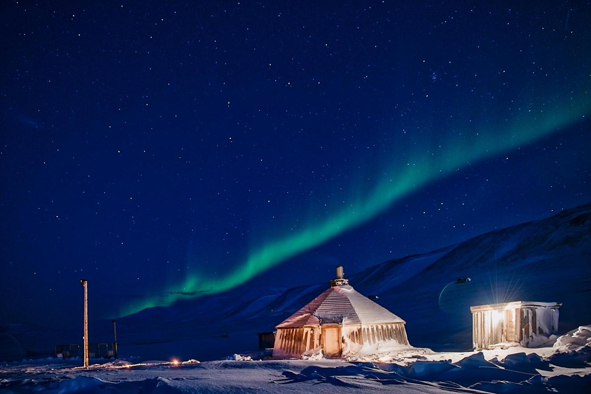 Funken Lodge Longyearbyen Buitenkant foto